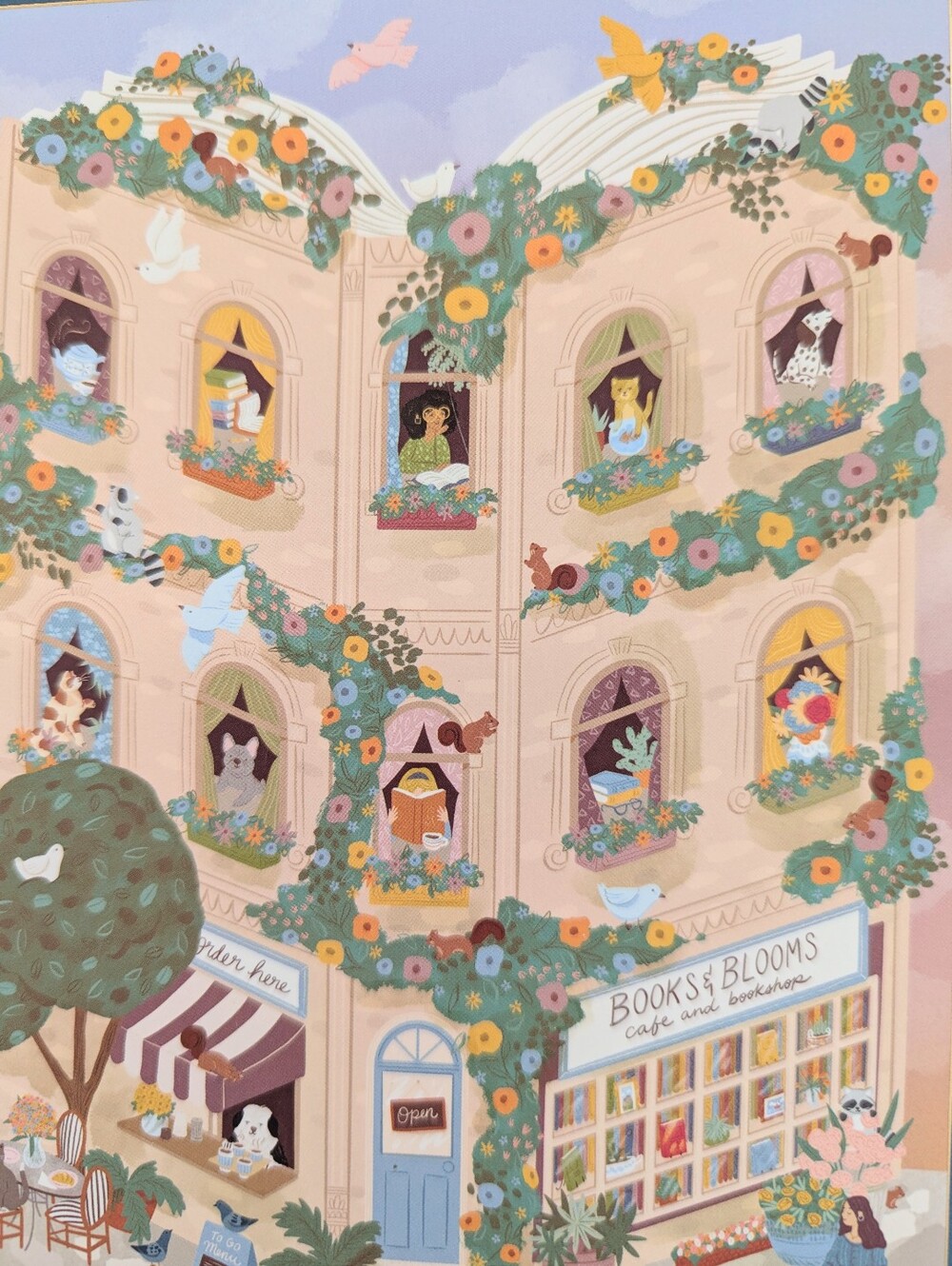 NEW IN BOX Hobbry "Novel Neighbours" 500-Piece Puzzle - Picture 2 of 7